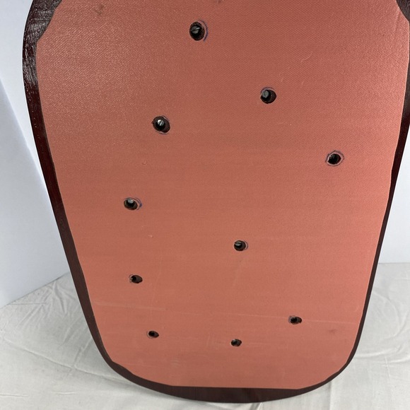 Abstract Carved Wood Nativity Set on Display Board | Modern Style | As-Is - Picture 10 of 10